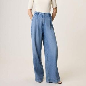 NWT Rag & Bone Aurora Pleated Trouser  Size 30 Wide Leg Jeans